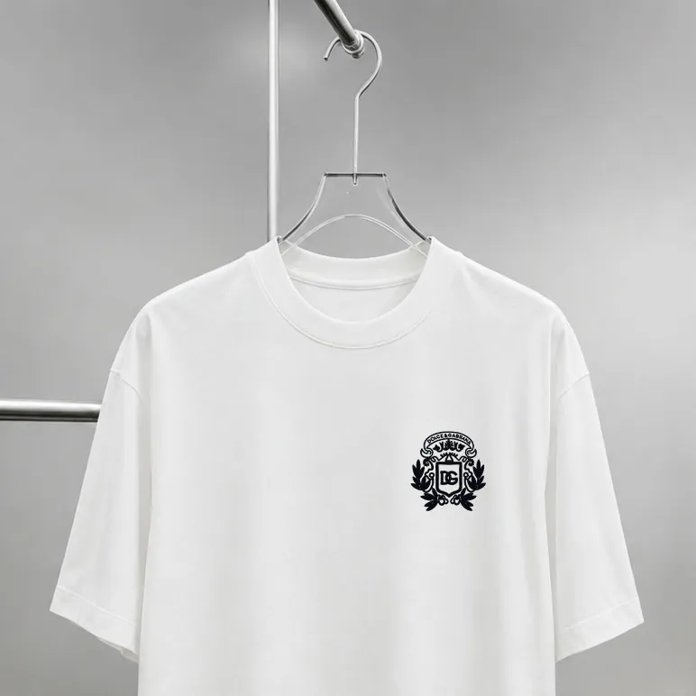 dg～ logo 《 》 ， ， tee， ， Same Style ， : Black White Coffee Brown Size：S（90-130 ） M（125-150 ） L（135-165 ） XL（160-190 ） XXL（185 ）